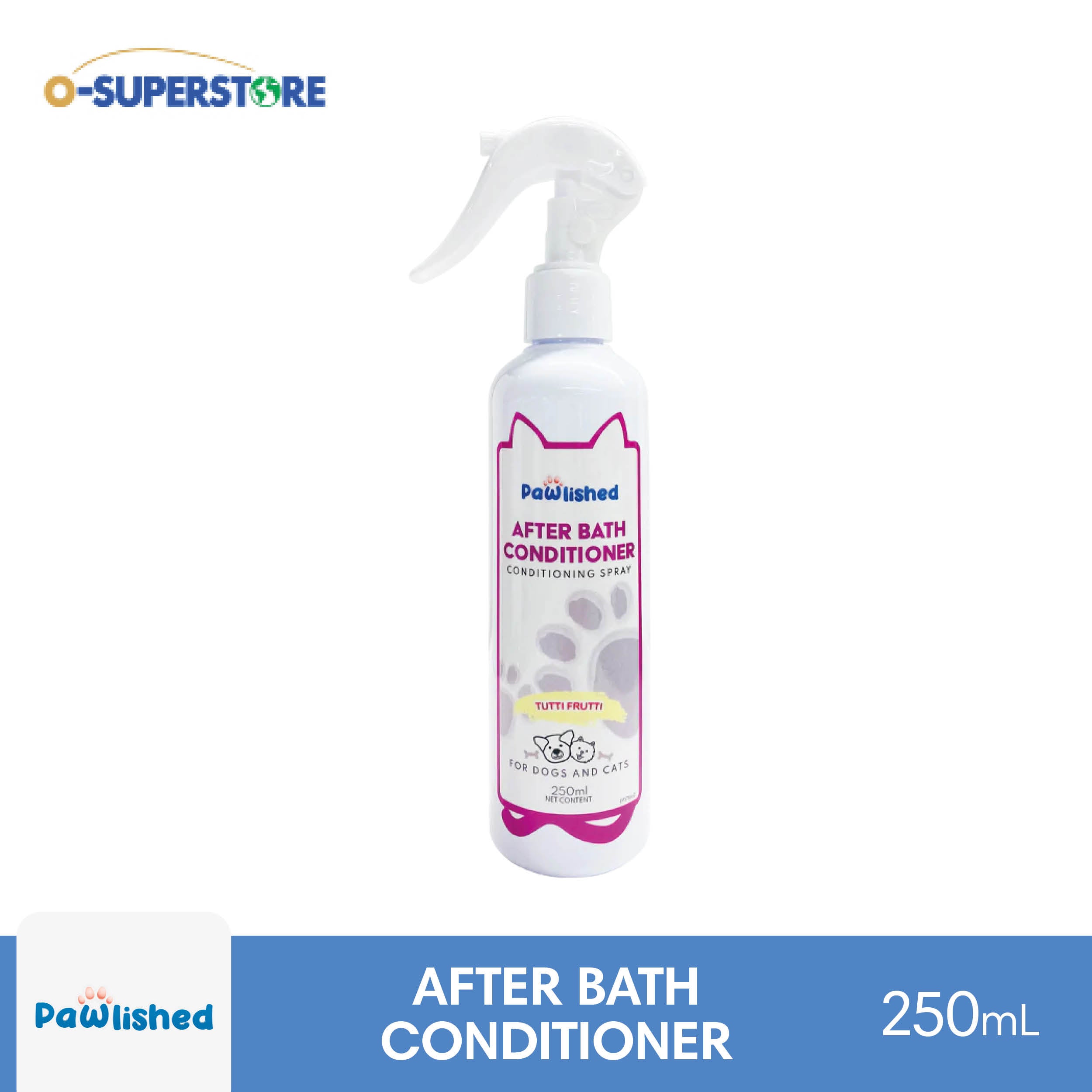 Pawlished After Bath Conditioner Spray 250ml O SUPERSTORE