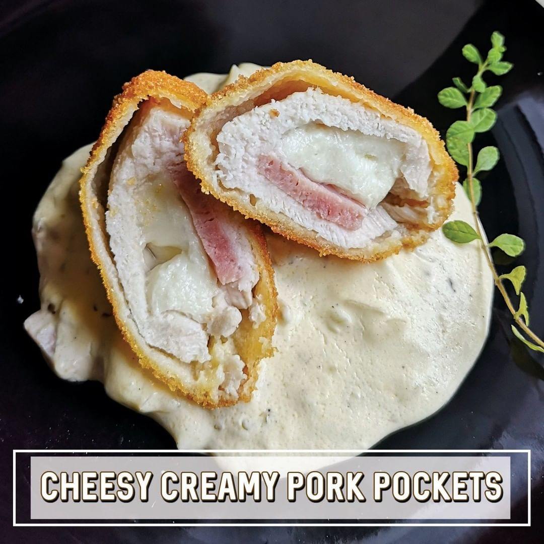 Cheesy Creamy Pork Pockets - O-SUPERSTORE