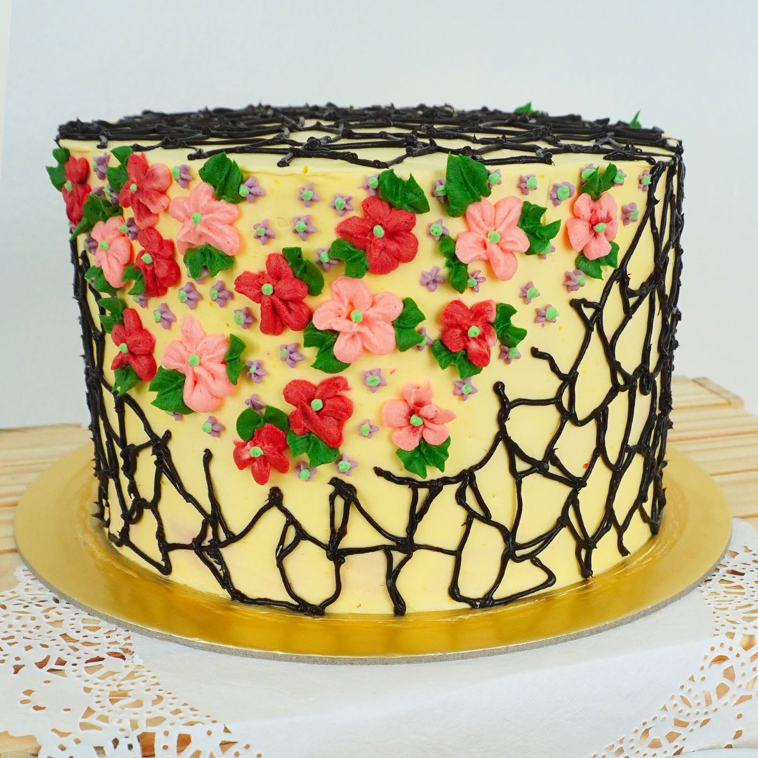 Floral Lace Cake
