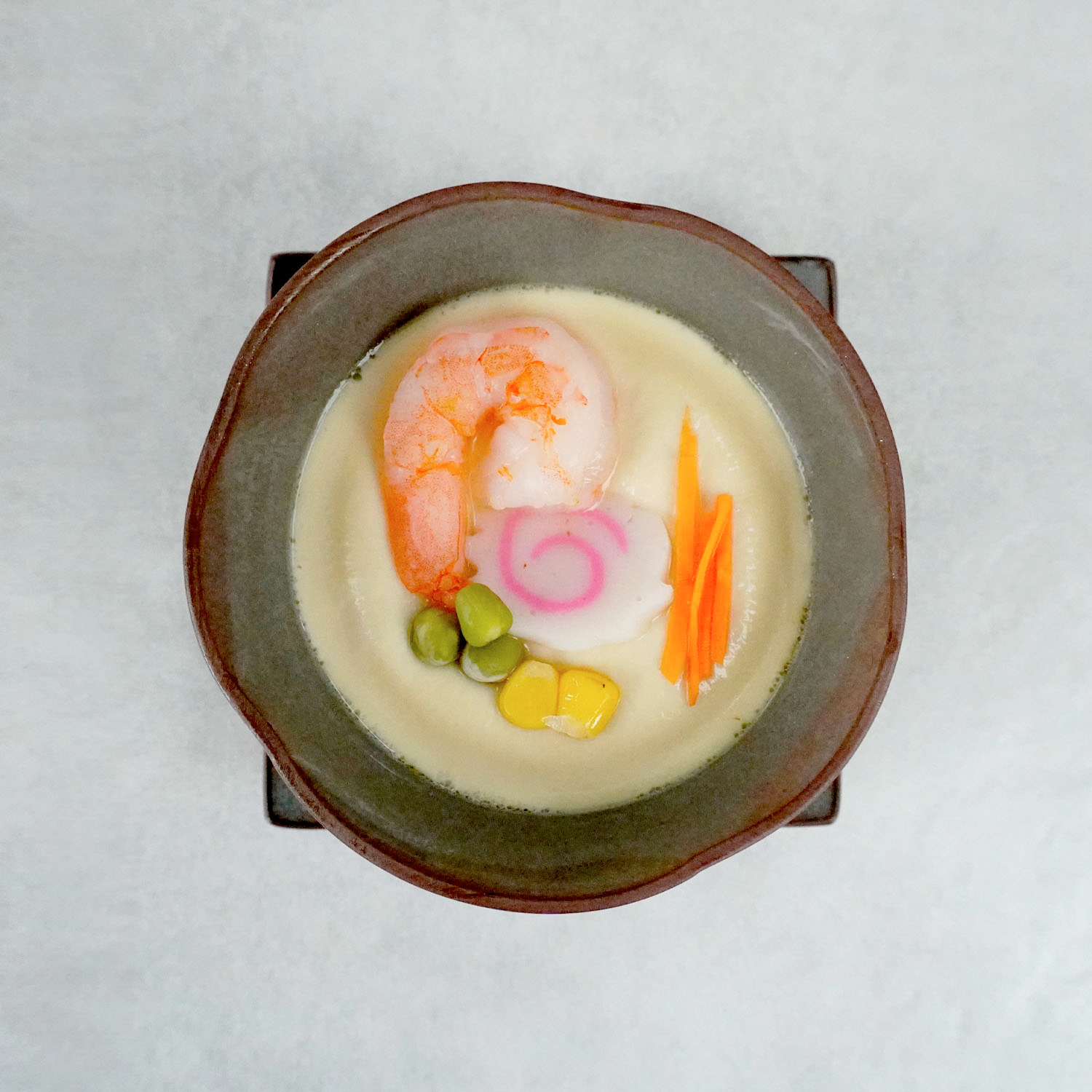 Prawn in Savory Egg Custard