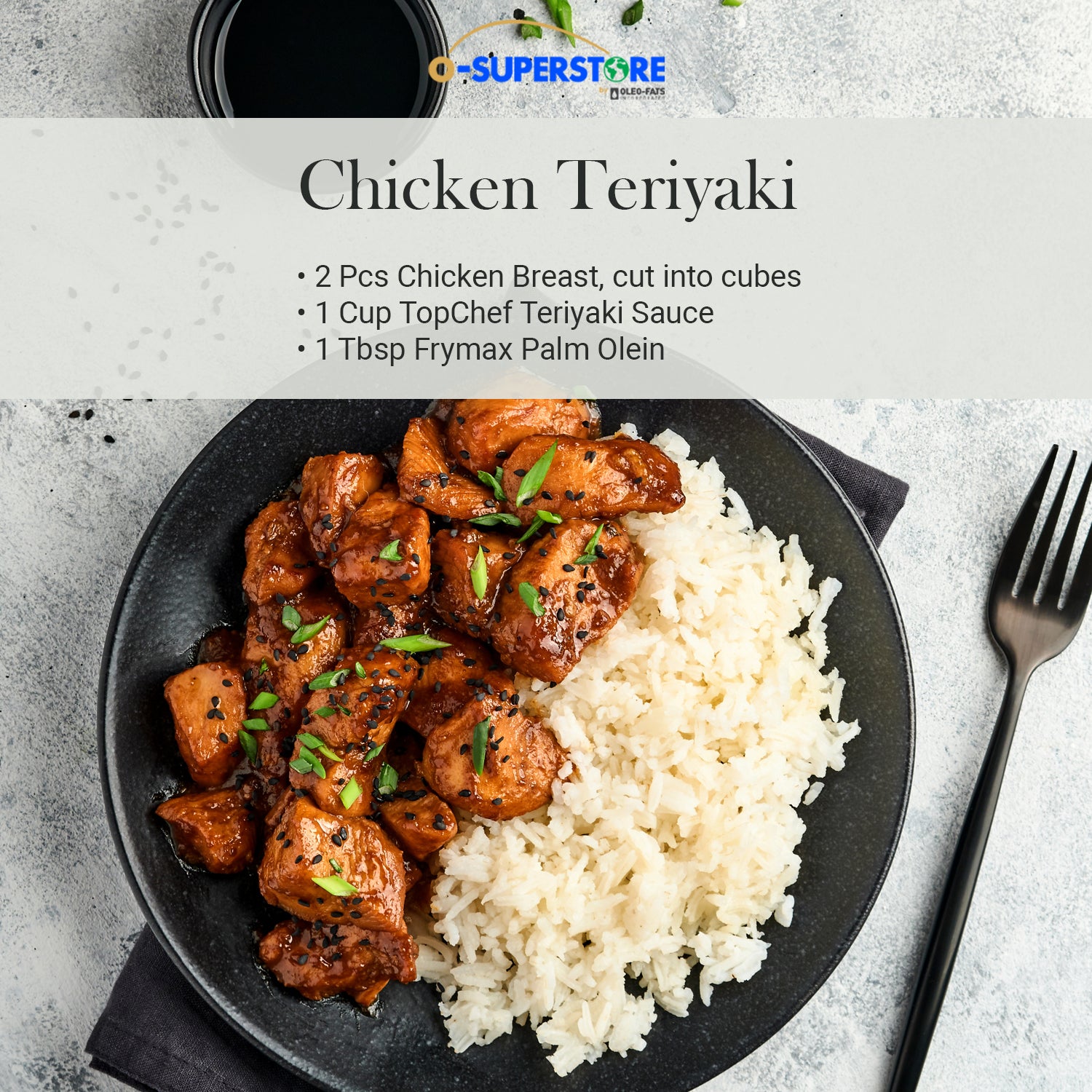 3-Ingredient Chicken Teriyaki
