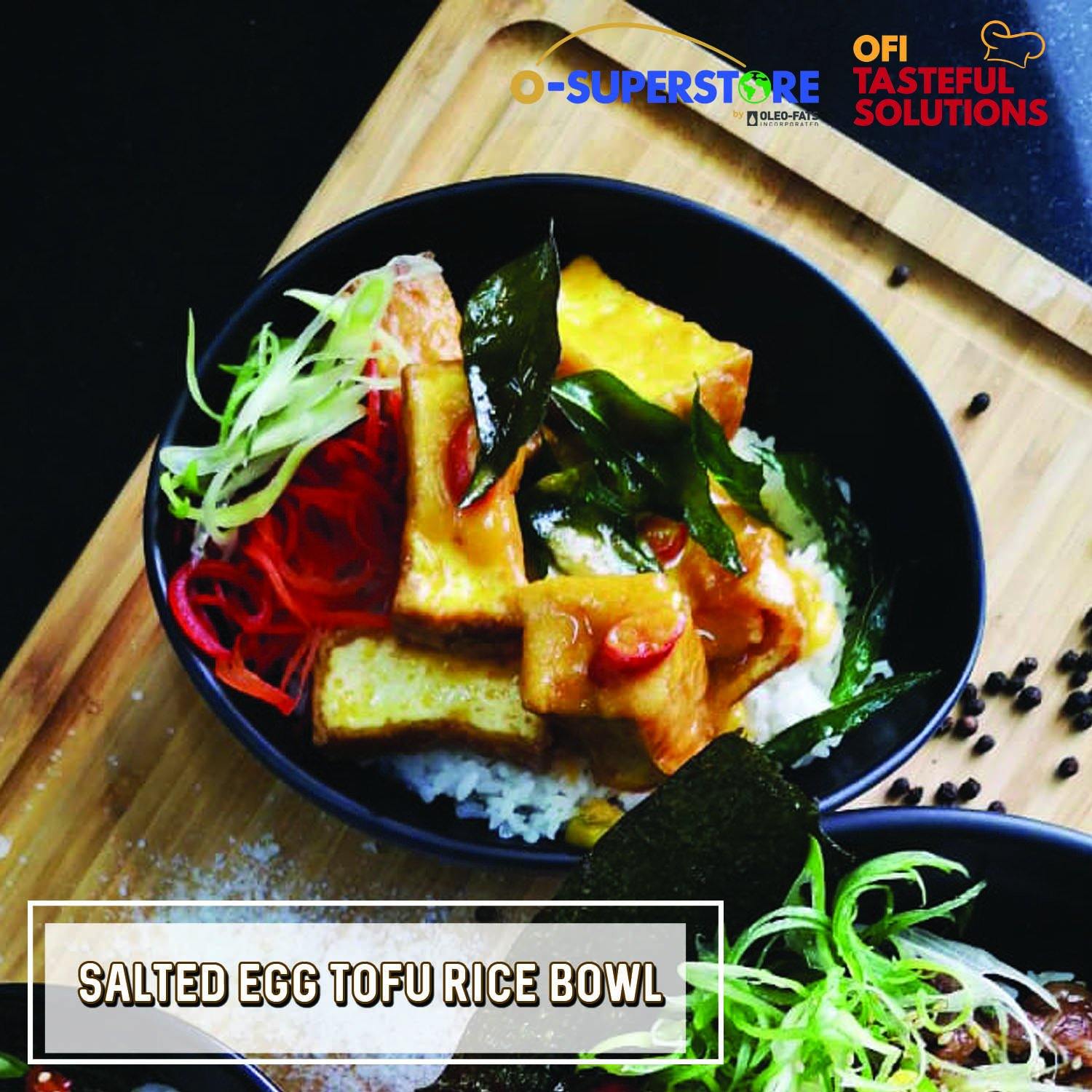 Salted Egg Tofu Rice Bowl - O-SUPERSTORE