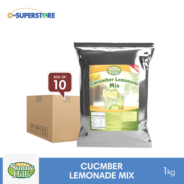 Sunny Hills Cucumber Lemonade Mix 10x1kg - Case