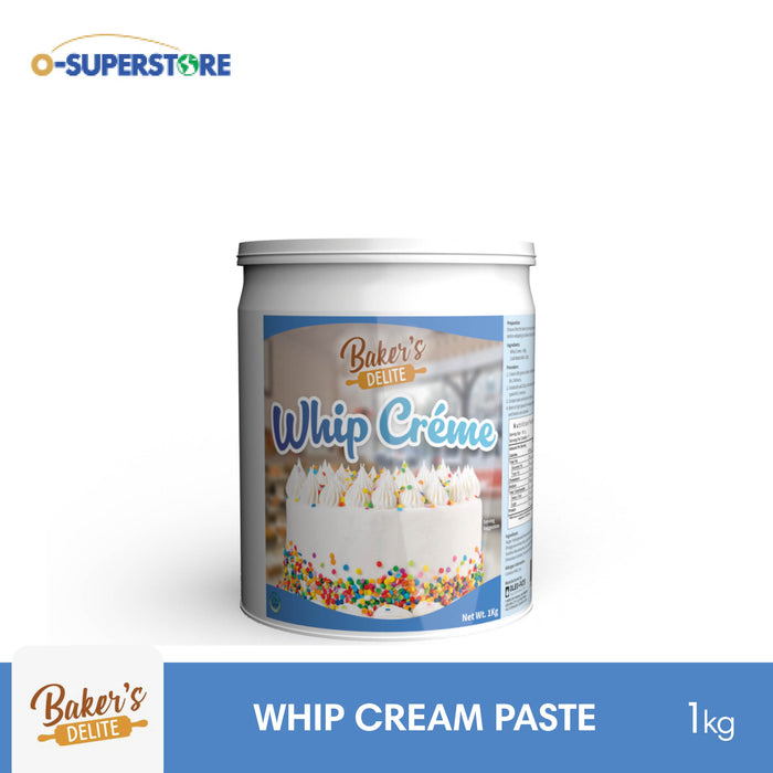 Baker's Delite Whip Creme / Cream Paste 1kg