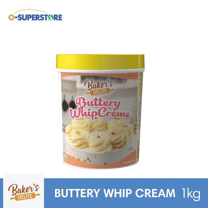 [CLEARANCE SALE] Baker's Delite Buttery Whip Creme/Cream Paste 1kg