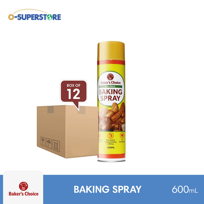 Baker's Choice Baking Spray 600mL x 12 - Case
