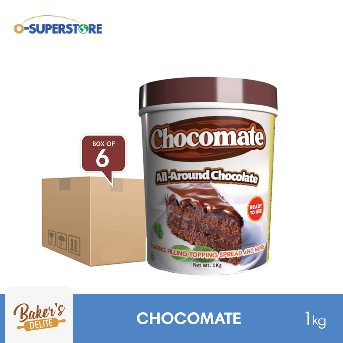 Baker's Delite Chocomate All-Around Chocolate 1kg x 6 - Case