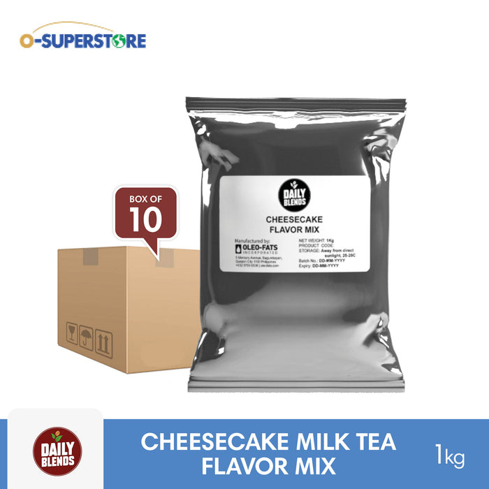 Daily Blends Cheesecake Milk Tea Mix 1kg x 10 - Case