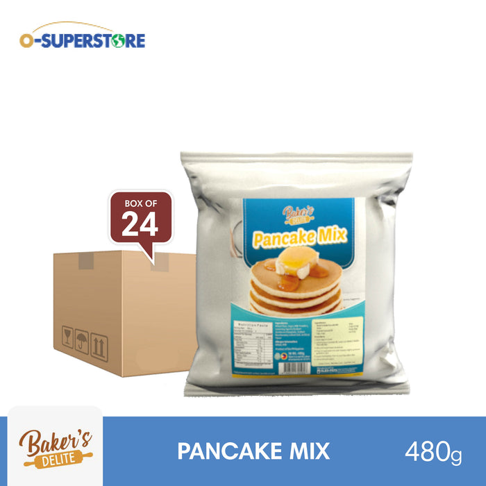 Baker's Delite Pancake Mix 480g x 24 - Case