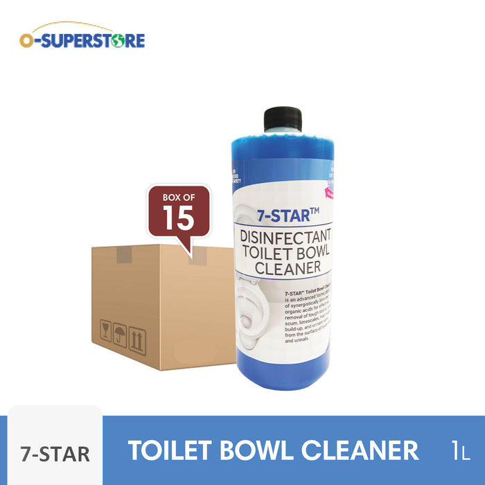 7-Star Disinfectant Toilet Bowl Cleaner 1L x 15 - Case