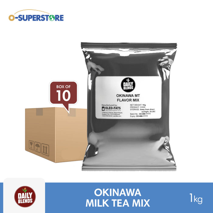 Daily Blends Okinawa Milk Tea Mix 1kg x 10 - Case