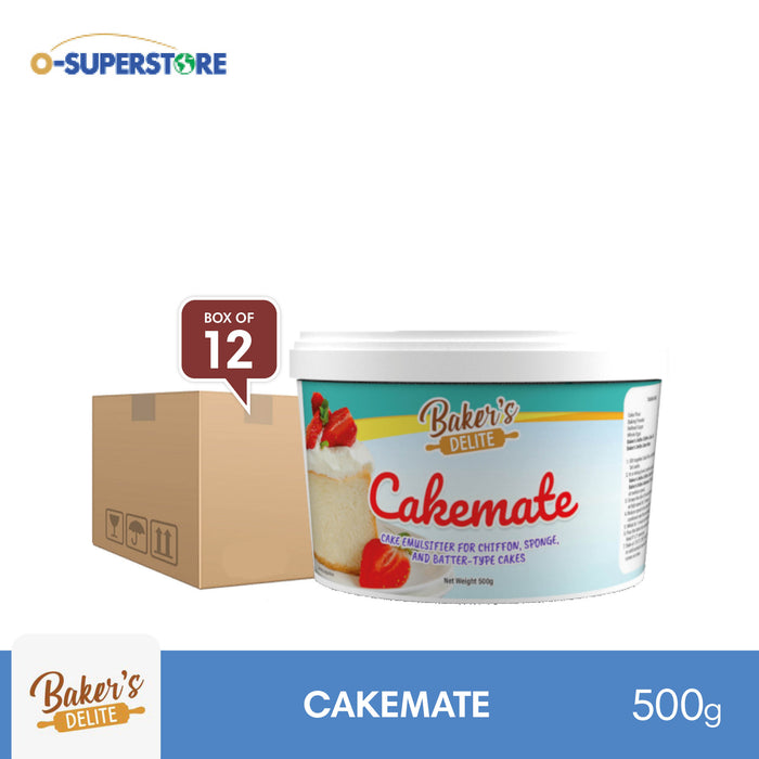 Baker's Delite CakeMate Cake Emulsifier 500g x 12 - Case