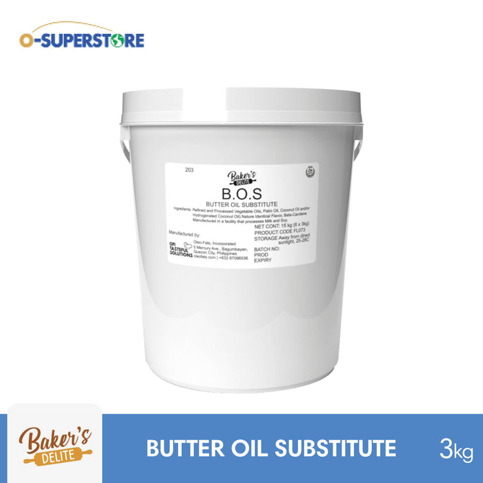 Baker's Delite BOS Butter Oil Substitute 3kg