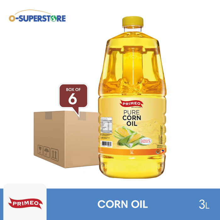 Primeo Corn Oil 3L x 6 - Case