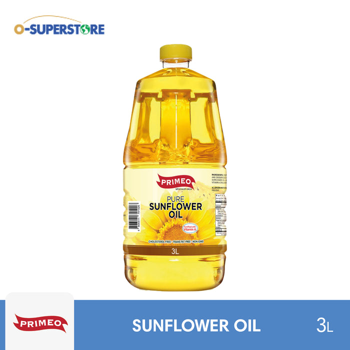 Primeo Pure Sunflower Oil 3L