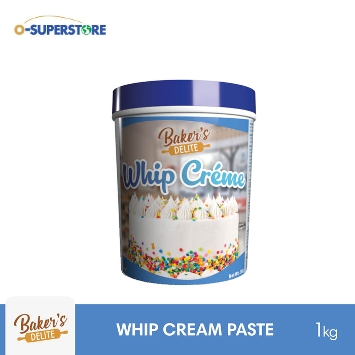 [CLEARANCE] Baker's Delite Whip Creme/Cream Paste 1Kg