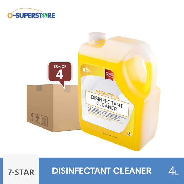 7-Star Plus Disinfectant Cleaner (4x4L) - Case