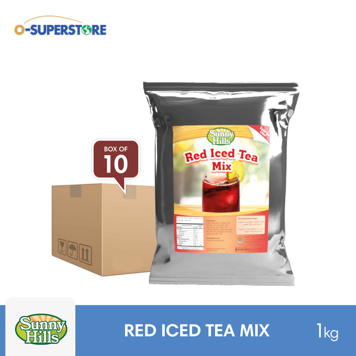 Sunny Hills Red Iced Tea Mix 1Kgx10 - Case