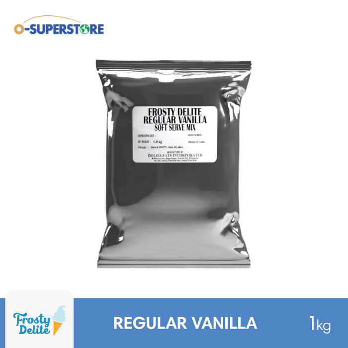 Frosty Delite Regular Vanilla Soft Serve Mix 1kg