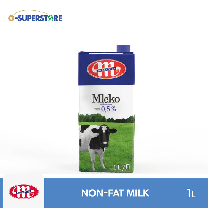 [CLEARANCE SALE] Mlekovita UHT Non-Fat Milk (0.5% Fat) 1L