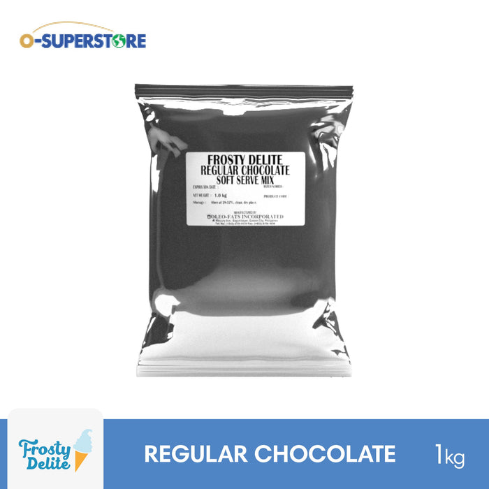 [CLEARANCE SALE] Frosty Delite Regular Chocolate Soft Serve Mix 1kg