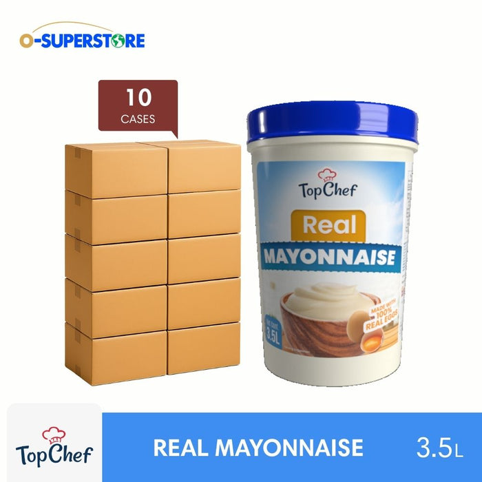 [PRE-ORDER] Top Chef Real Mayonnaise 3.5L x 4 - 10 Cases