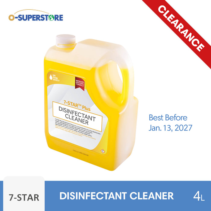 [CLEARANCE SALE] 7-Star Plus Disinfectant Cleaner 4L