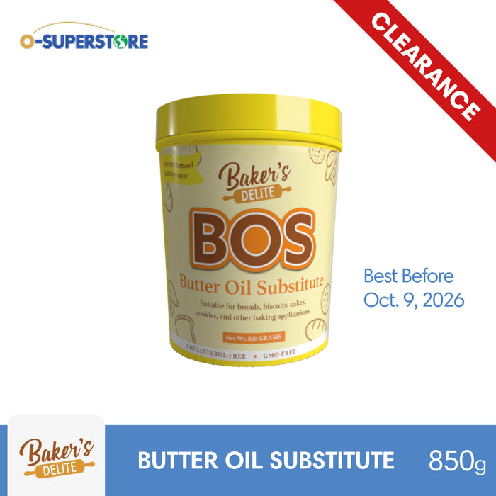 [CLEARANCE SALE] Baker's Delite BOS Butter Oil Substitute 850g