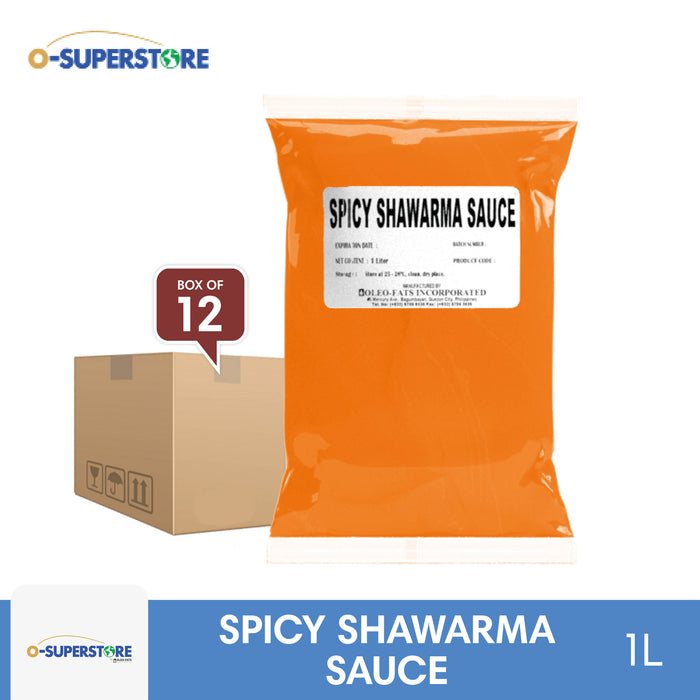 Spicy Shawarma Sauce 1L x 12 - Case