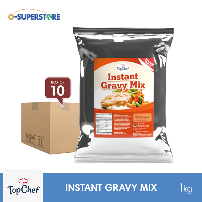 TopChef Instant Gravy Mix 1kg x 10 - Case