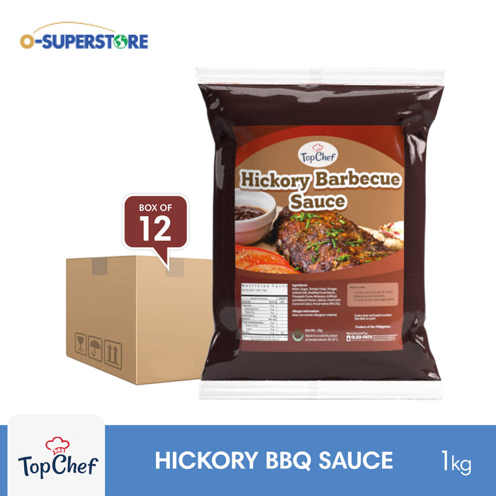 TopChef Hickory Barbecue Sauce 1kg x 12 - Case