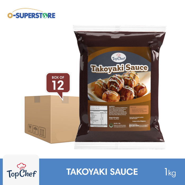 TopChef Takoyaki Sauce 1kg x 12 - Case