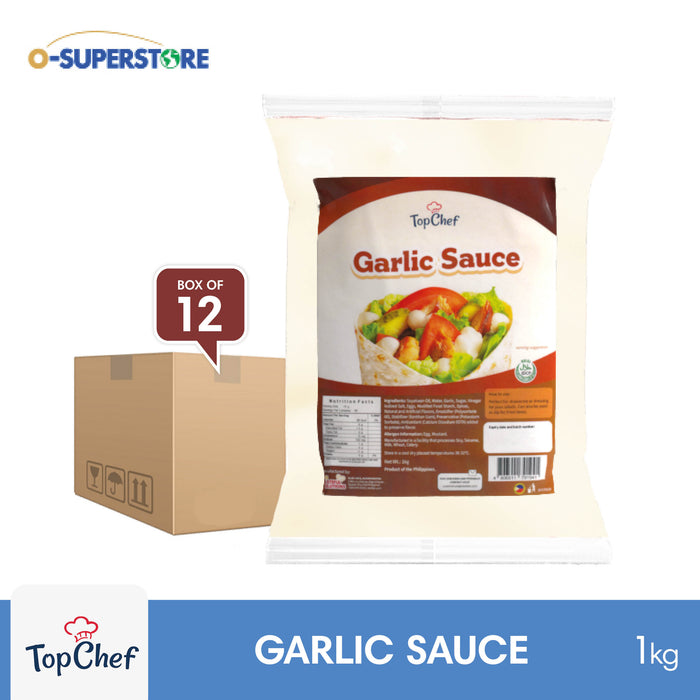 TopChef Garlic Sauce 1kg x 12 - Case