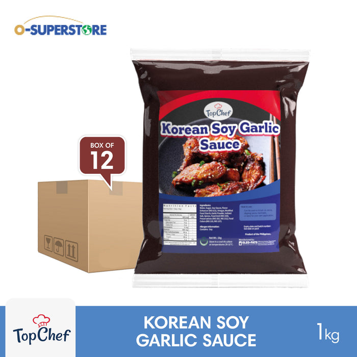 TopChef Korean Soy Garlic 1Kg x 12 - Case