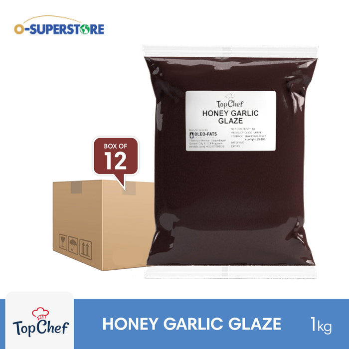 TopChef Honey Garlic Glaze 1kg x 12 - Case