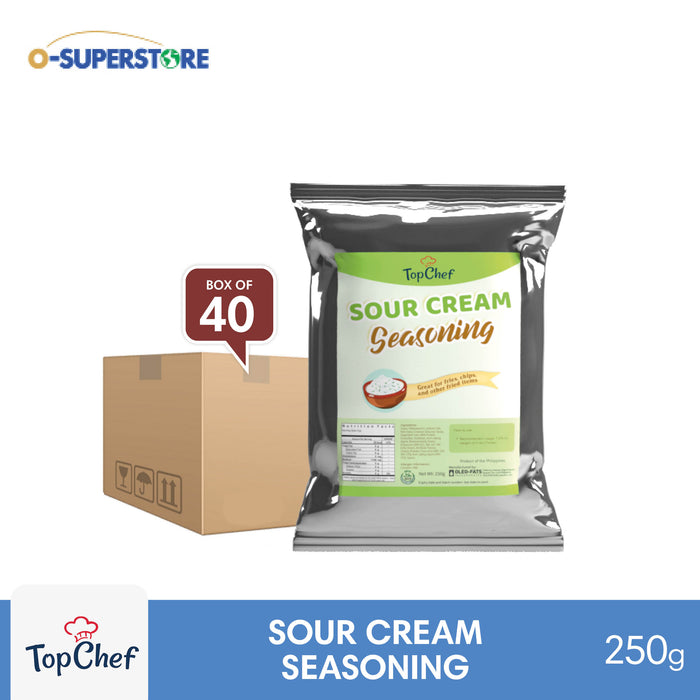 TopChef Sour Cream Seasoning 250g x 40 - Case