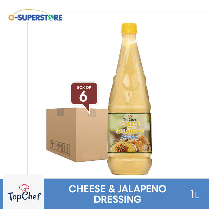 TopChef Cheese and Jalapeno Dressing 1L x 6 - Case