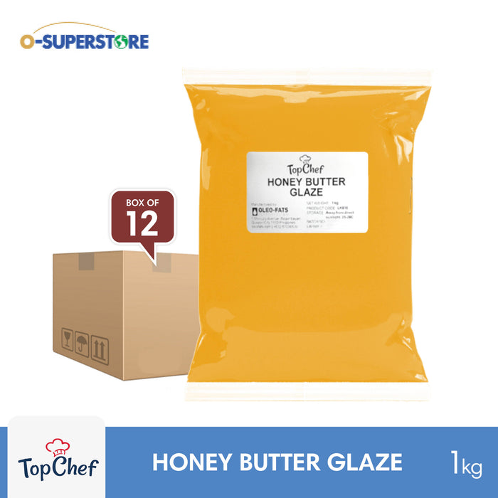 TopChef Honey Butter Glaze 1kgx12 - Case
