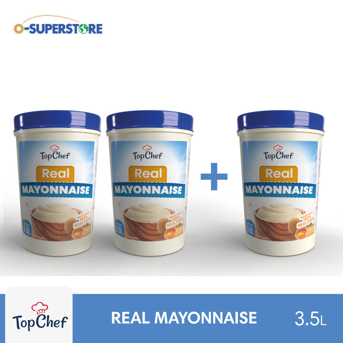 [2+1 BUNDLE] Top Chef Real Mayonnaise 3.5L