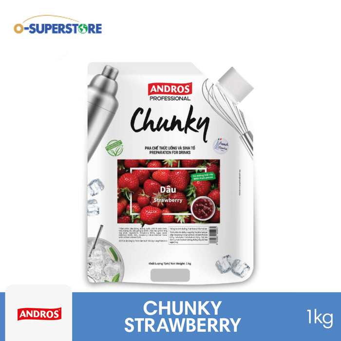Andros Professional Chunky Strawberry 1kg