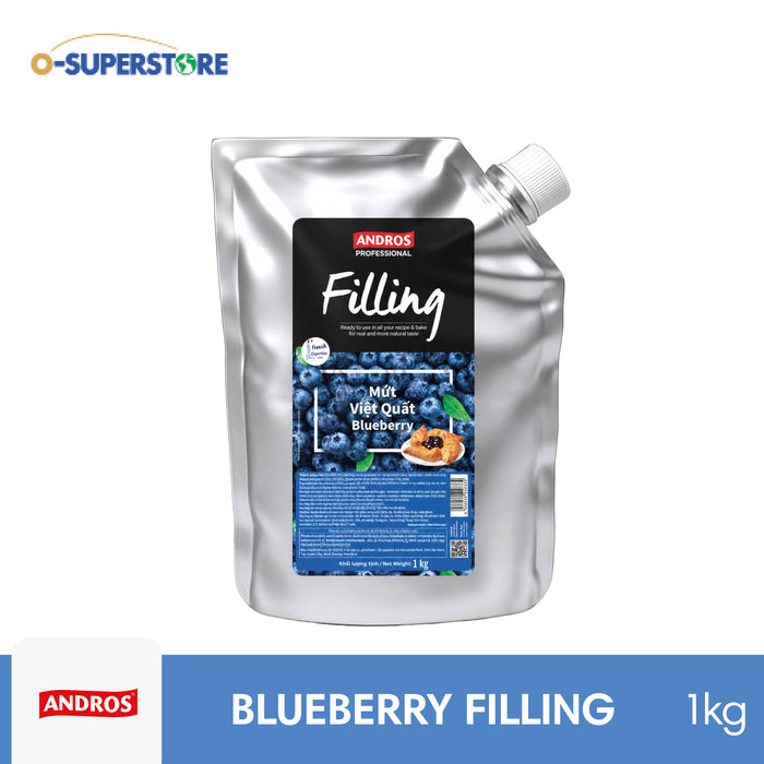 Andros Professional Blueberry Bake-Stable Filling 1kg