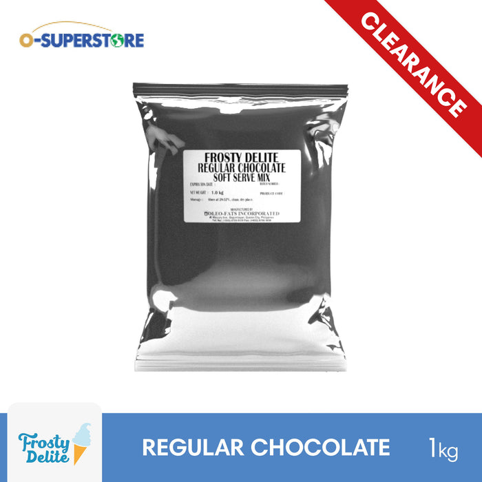 [CLEARANCE SALE] Frosty Delite Regular Chocolate Soft Serve Mix 1kg
