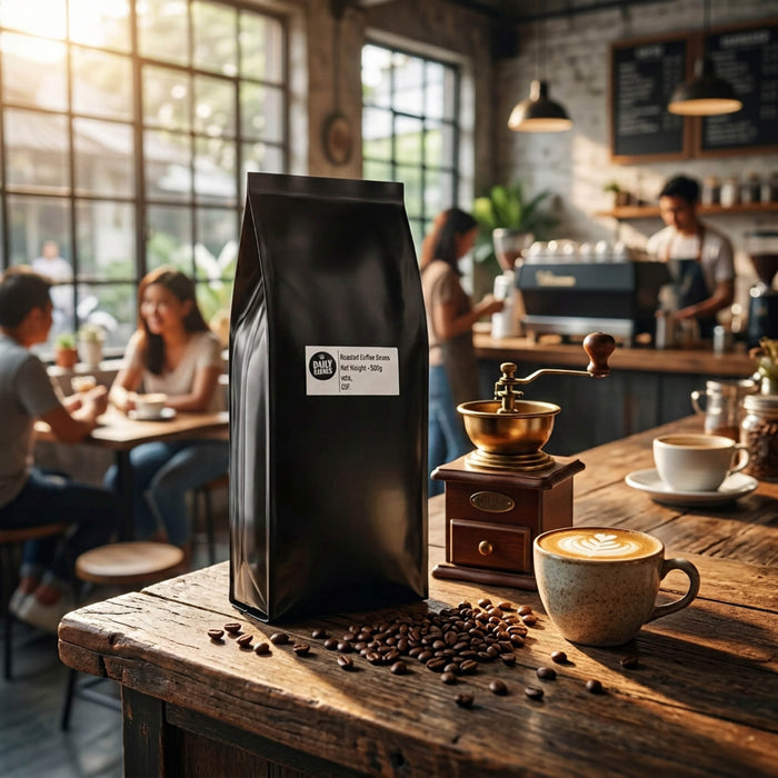 Daily Blends Roasted Coffee Beans (60% Rob, 40% Arab) 500g