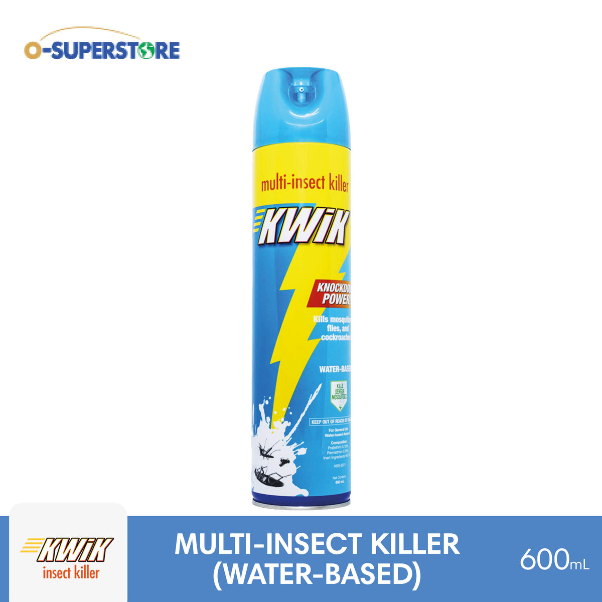 KWIK Multi Insect Killer - Water-Based 600mL — O-SUPERSTORE