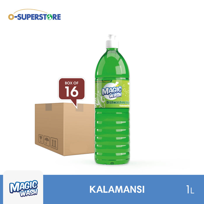 Magic Wash Dishwashing Liquid - Kalamansi 1L x 16 - Case