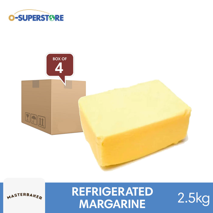 Masterbaker Refrigerated Margarine 2.5kg x 4 - Case