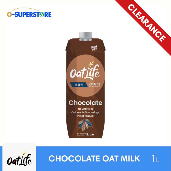 [CLEARANCE SALE] Oatlife 100% Chocolate Oat Milk 1L