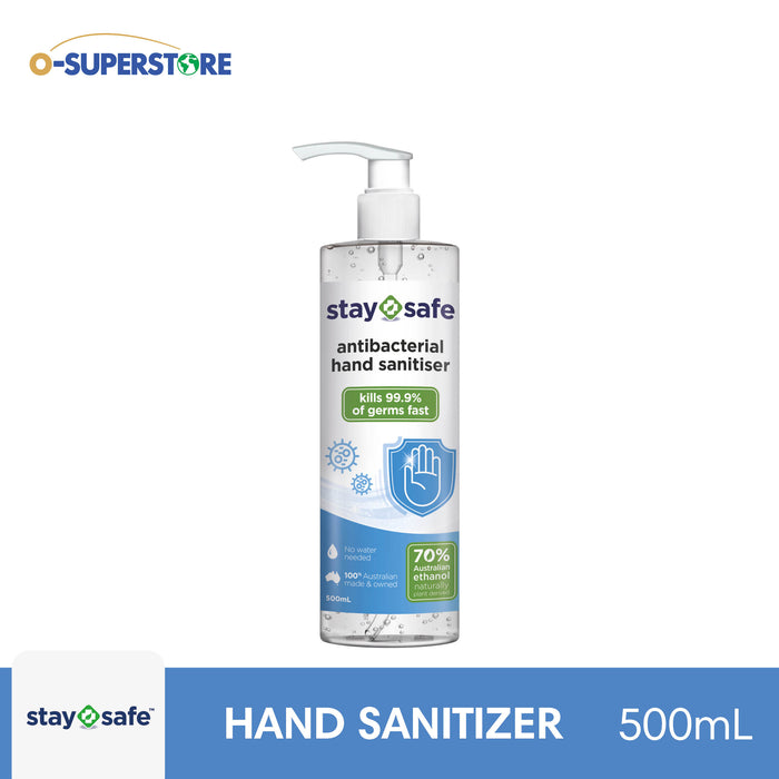 [CLEARANCE SALE] Stay Safe Hand Sanitizer Gel 500mL