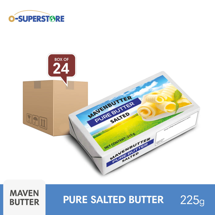 Maven Pure Butter Salted 225g x 24 - Case