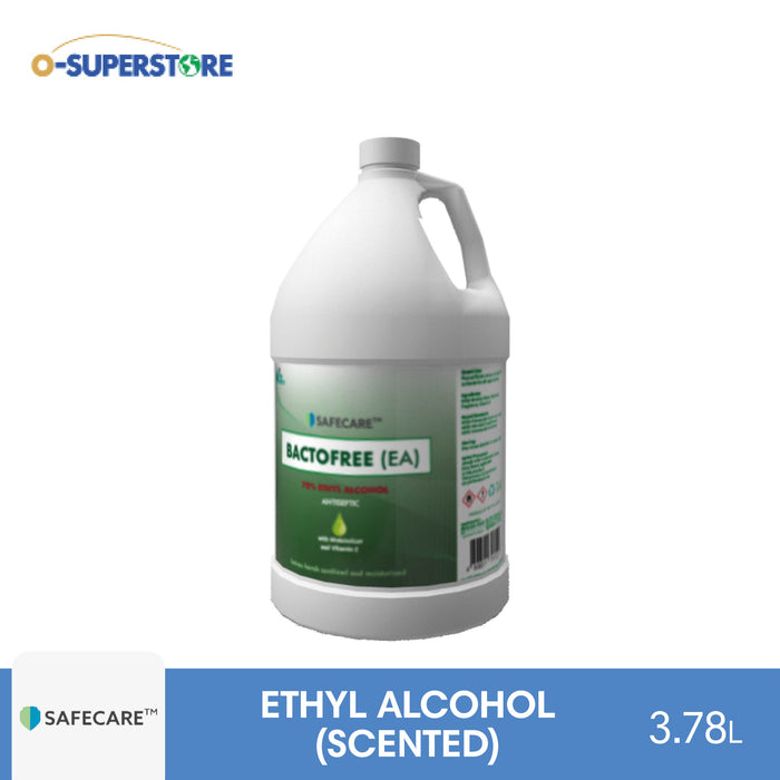 Safecare Bactofree 70% Scented Ethyl Alcohol 3.78L